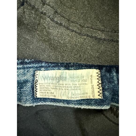 Wrangler Women's  Blue High Rise Straight Leg Denim Jeans Size 32 - Picture 2 of 4